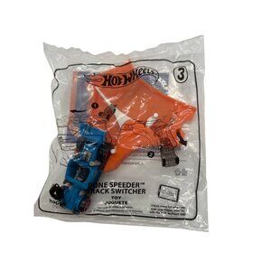 McDonalds Happy Meal Toy Hot Wheels Bone Speeder Track Switcher Toy Set 3 NEW